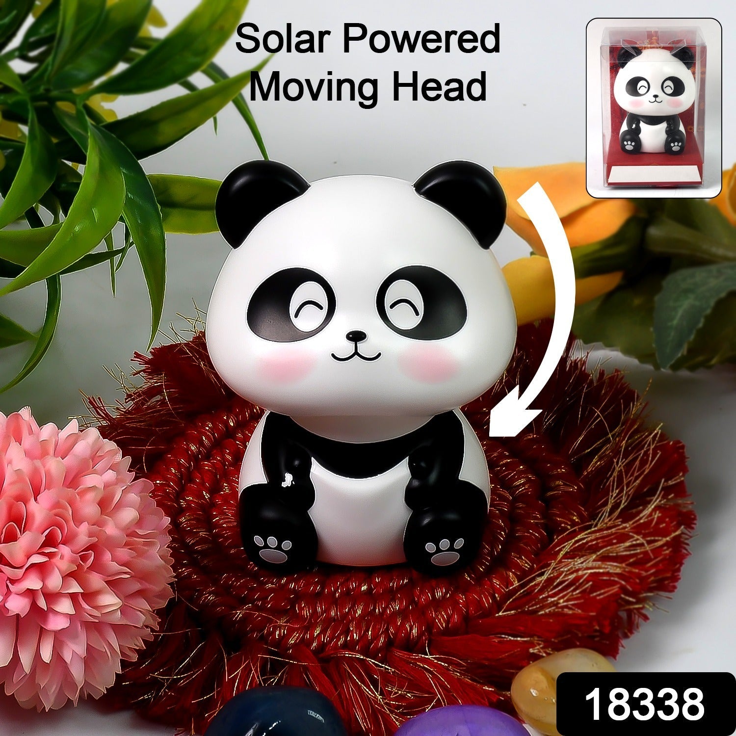 Panda: Solar-Powered Moving Panda Ornament